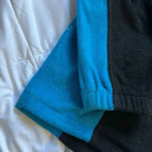 Columbia black and blue fleece coat size small - Picture 4 of 5